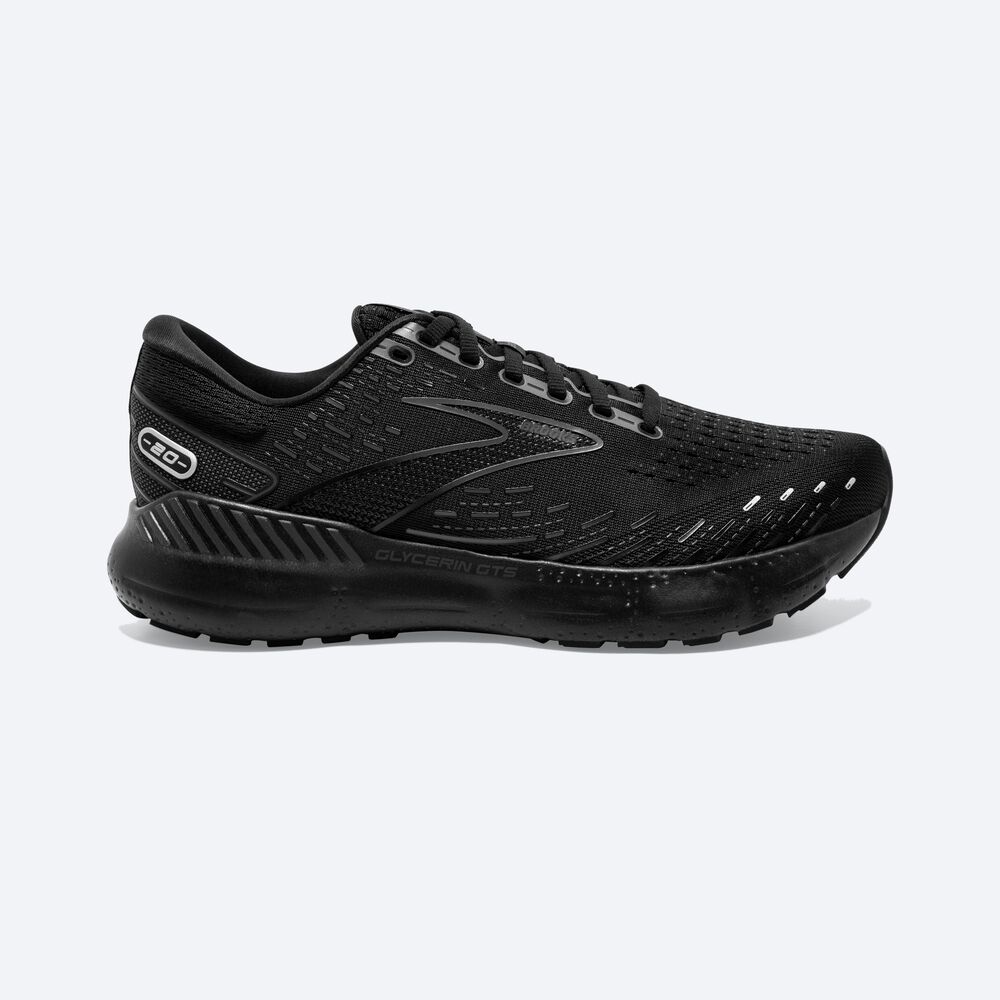 Brooks Glycerin GTS 20 Erkek Koşu Ayakkabısı Siyah | TR-152694