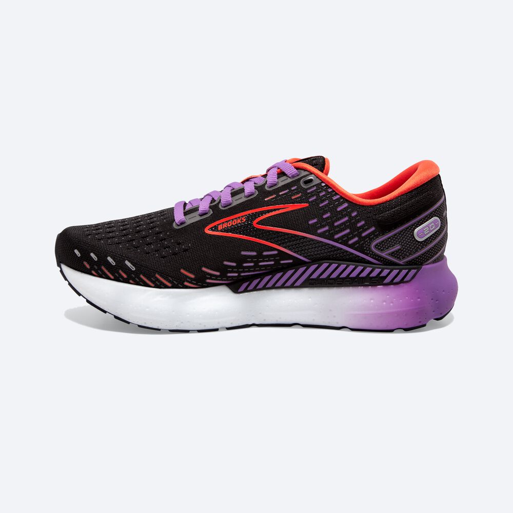 Brooks Glycerin GTS 20 Kadın Koşu Ayakkabısı Siyah/Çiçekli | TR-083569