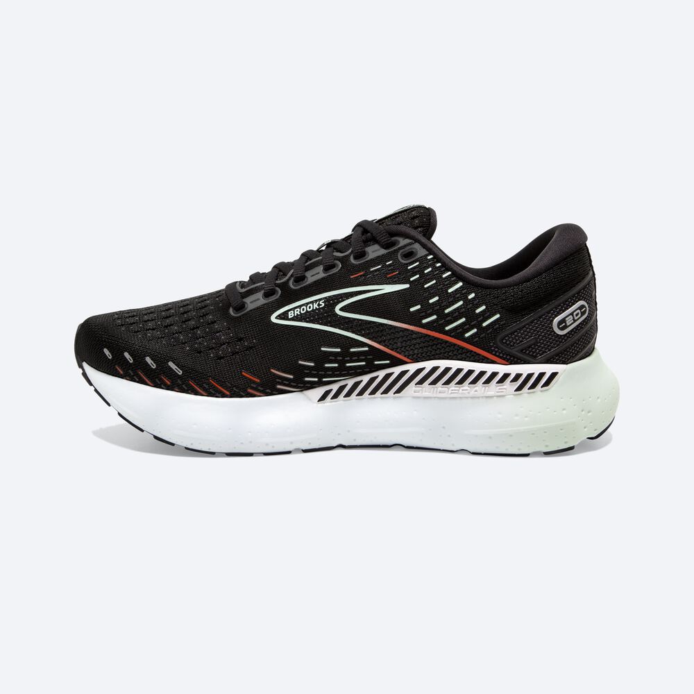 Brooks Glycerin GTS 20 Kadın Koşu Ayakkabısı Siyah/Kırmızı | TR-257861