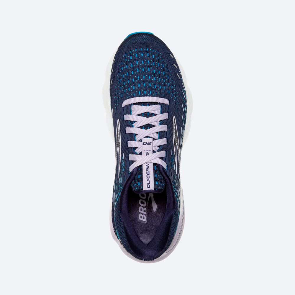 Brooks Glycerin GTS 20 Kadın Koşu Ayakkabısı Lacivert | TR-268149