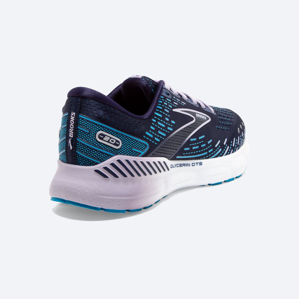 Brooks Glycerin GTS 20 Kadın Koşu Ayakkabısı Lacivert | TR-268149