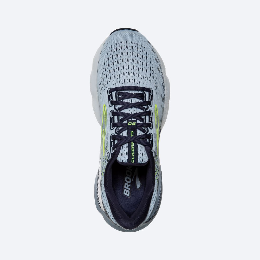 Brooks Glycerin GTS 20 Kadın Koşu Ayakkabısı Açık Mavi/Lacivert | TR-659301