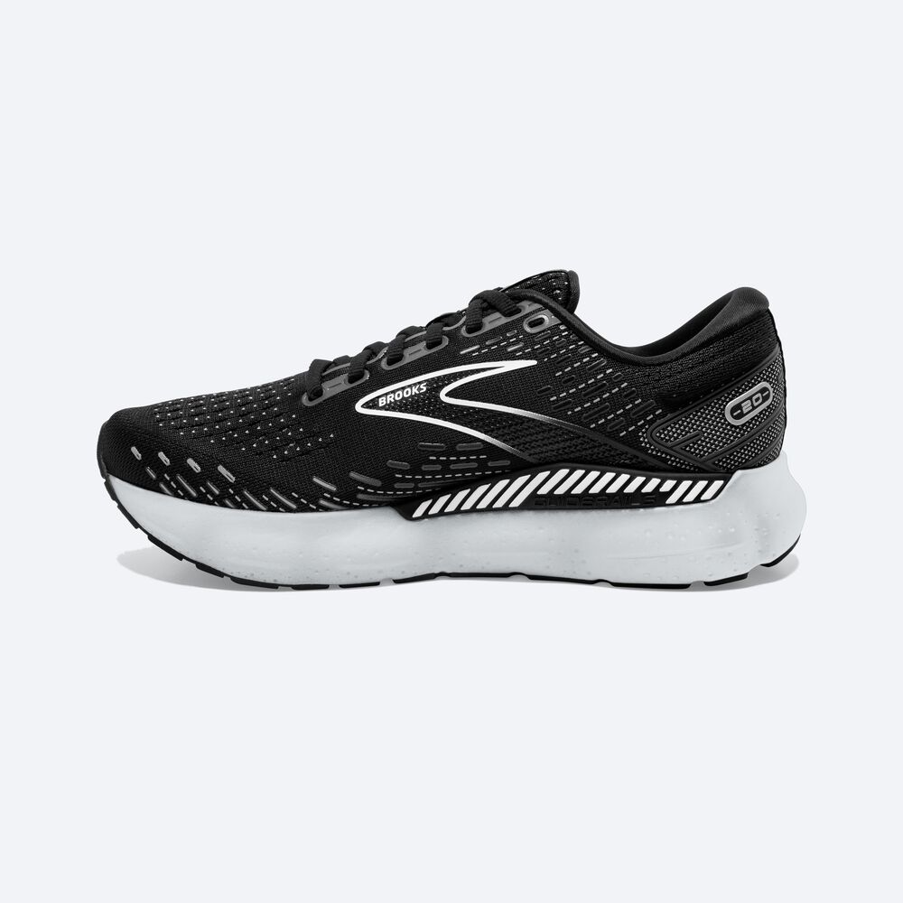 Brooks Glycerin GTS 20 Kadın Koşu Ayakkabısı Siyah/Beyaz | TR-743508