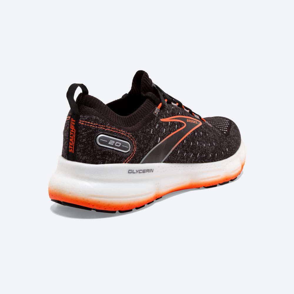 Brooks Glycerin StealthFit 20 Erkek Koşu Ayakkabısı Siyah | TR-806531