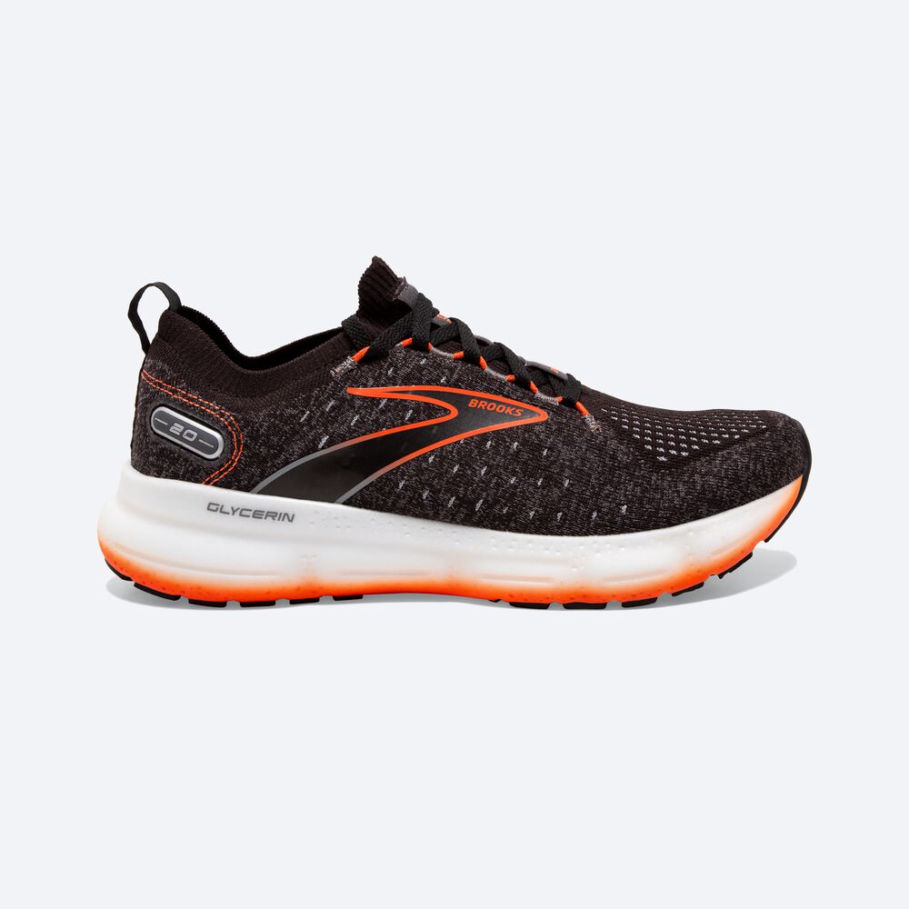 Brooks Glycerin StealthFit 20 Erkek Koşu Ayakkabısı Siyah | TR-806531