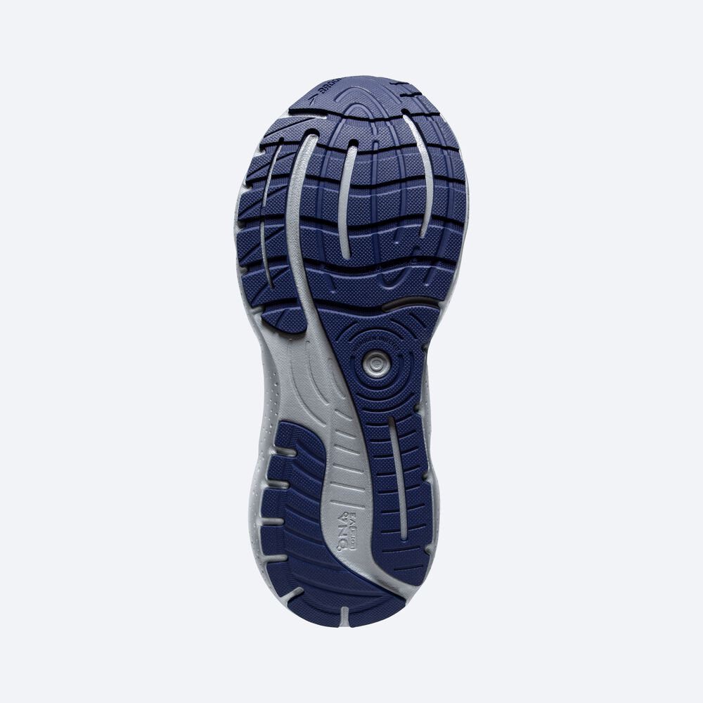 Brooks Glycerin StealthFit GTS 20 Erkek Koşu Ayakkabısı Gri/Mavi | TR-431290