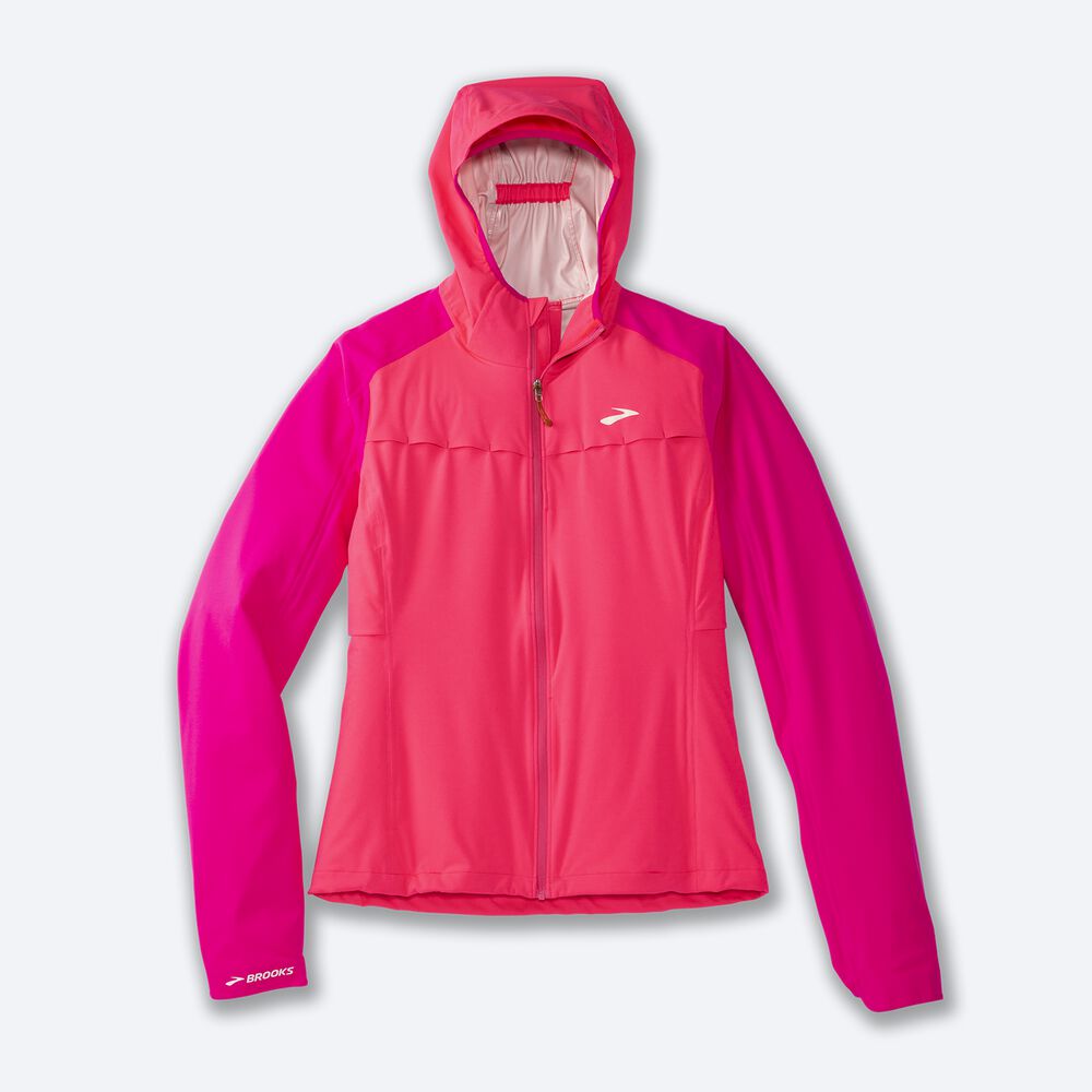 Brooks High Point Waterproof Kadın Ceket Pembe | TR-468103