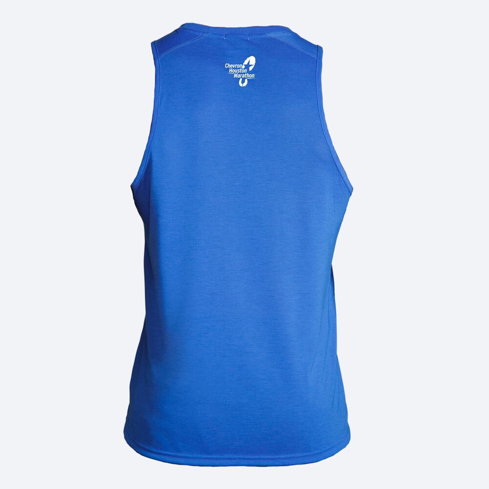 Brooks Houston23 Distance Tank 2.0 Erkek Atlet Mavi | TR-873462