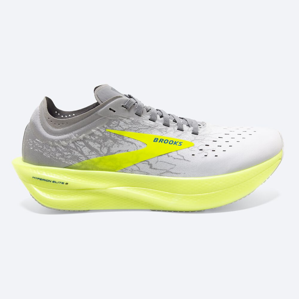 Brooks Hyperion Elite 2 Kadın Spor Ayakkabı Beyaz/Gümüş | TR-502893