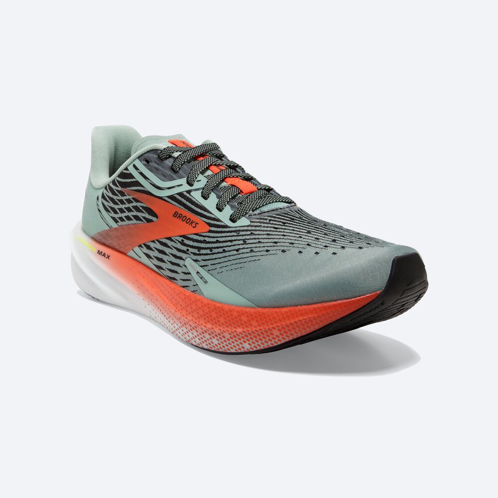 Brooks Hyperion Max Erkek Koşu Ayakkabısı Mavi/Pembe | TR-759143