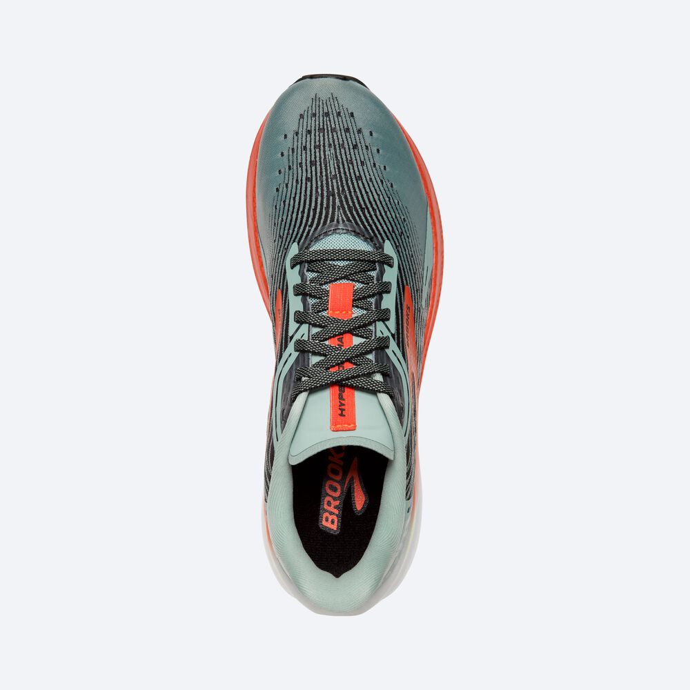 Brooks Hyperion Max Erkek Koşu Ayakkabısı Mavi/Pembe | TR-759143