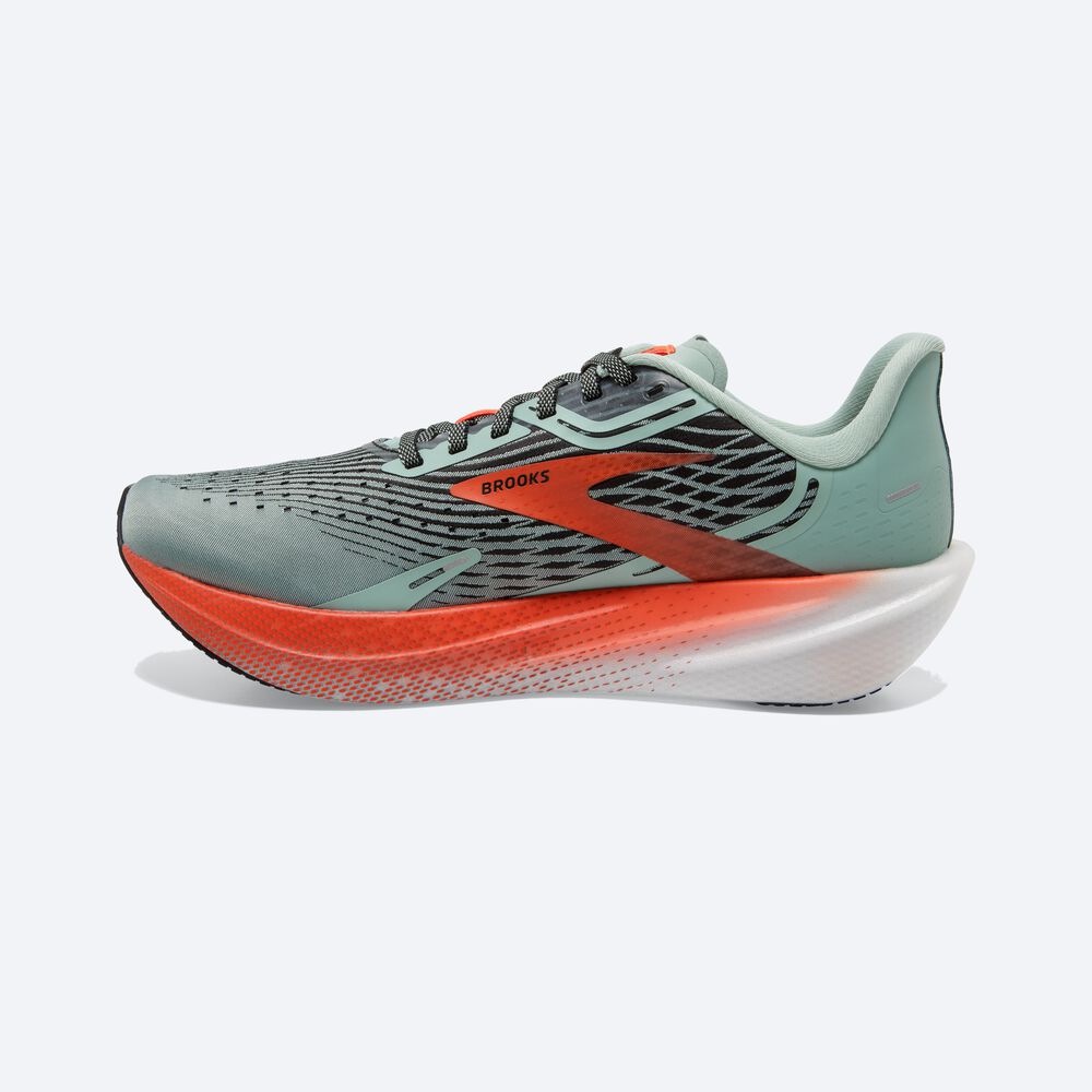 Brooks Hyperion Max Erkek Koşu Ayakkabısı Mavi/Pembe | TR-759143