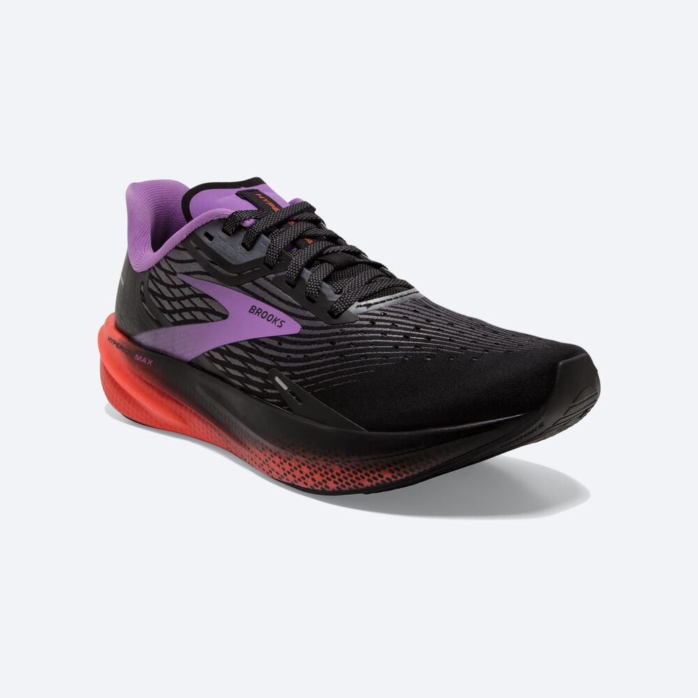 Brooks Hyperion Max Kadın Koşu Ayakkabısı Siyah/Çiçekli | TR-093652