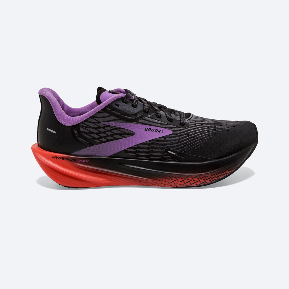 Brooks Hyperion Max Kadın Koşu Ayakkabısı Siyah/Çiçekli | TR-093652