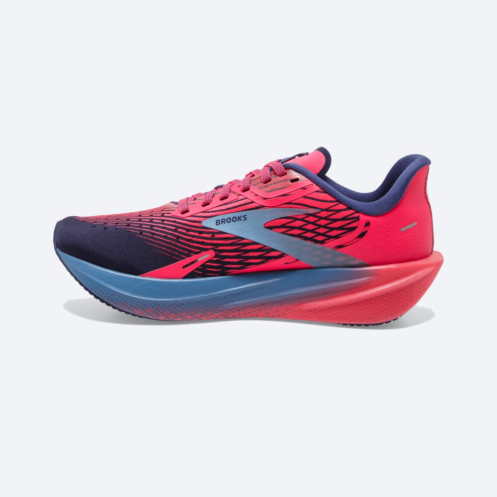 Brooks Hyperion Max Kadın Koşu Ayakkabısı Pembe/Mavi | TR-685794