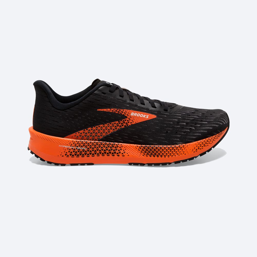 Brooks Hyperion Tempo Erkek Koşu Ayakkabısı Siyah/Gri | TR-635824