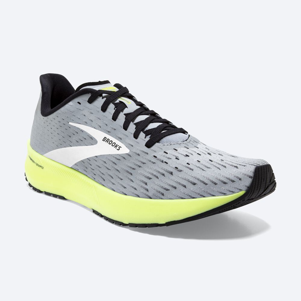 Brooks Hyperion Tempo Erkek Koşu Ayakkabısı Gri/Siyah | TR-691273