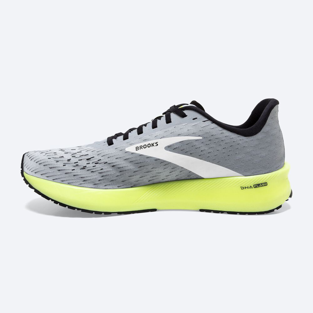 Brooks Hyperion Tempo Erkek Koşu Ayakkabısı Gri/Siyah | TR-691273