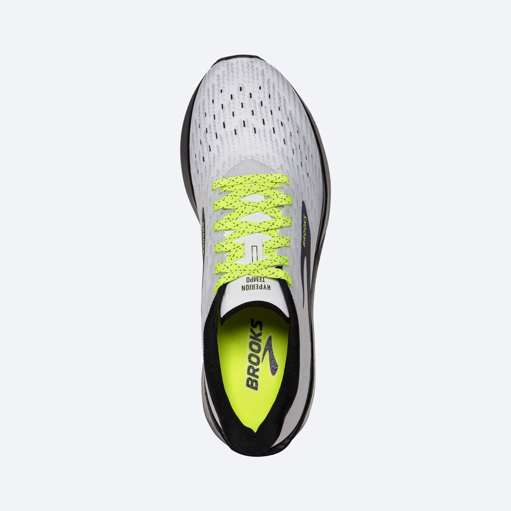 Brooks Hyperion Tempo Kadın Koşu Ayakkabısı Beyaz/Siyah | TR-014769