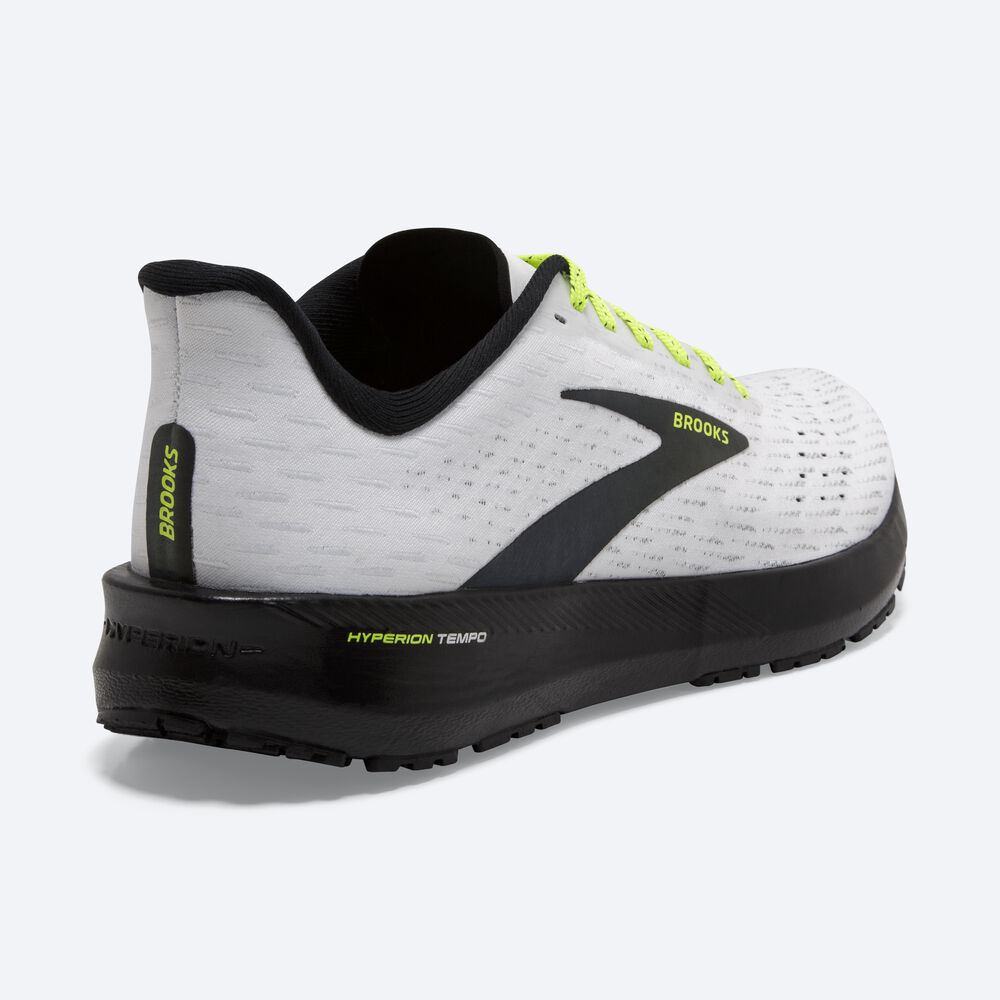 Brooks Hyperion Tempo Kadın Koşu Ayakkabısı Beyaz/Siyah | TR-014769