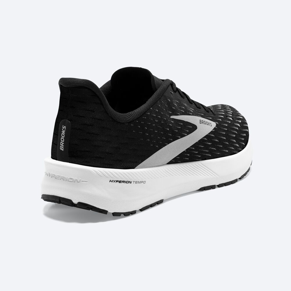 Brooks Hyperion Tempo Kadın Koşu Ayakkabısı Siyah/Gümüş/Beyaz | TR-216043