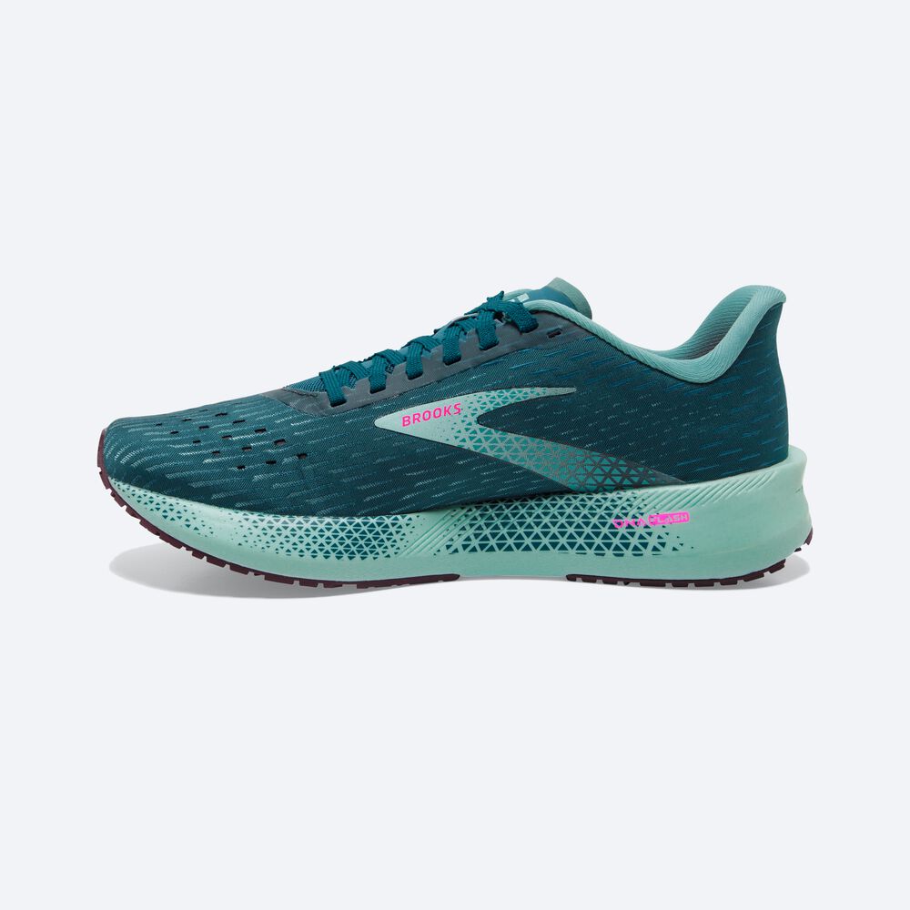 Brooks Hyperion Tempo Kadın Koşu Ayakkabısı Mavi Mercan/Mavi Açık/Pembe | TR-820653