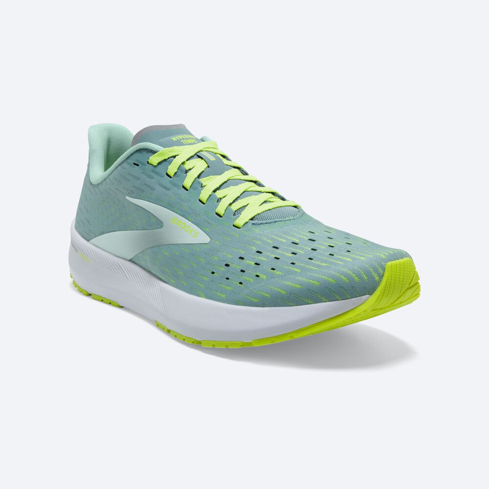 Brooks Hyperion Tempo Kadın Koşu Ayakkabısı Mavi/Açık Turkuaz | TR-917358