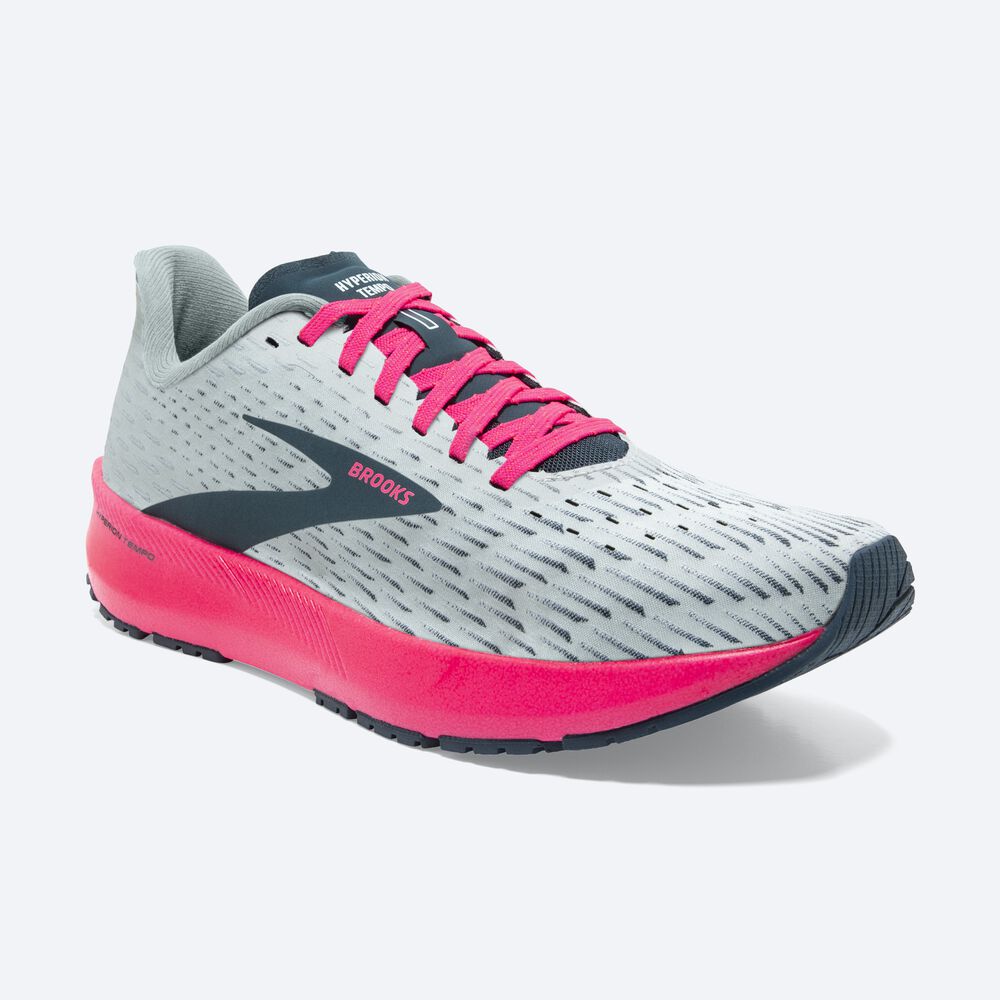 Brooks Hyperion Tempo Kadın Koşu Ayakkabısı Lacivert/Pembe | TR-930576