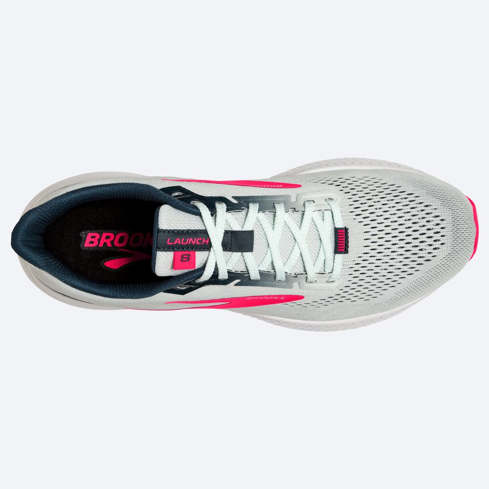 Brooks Launch 8 Kadın Koşu Ayakkabısı Lacivert/Pembe | TR-412609