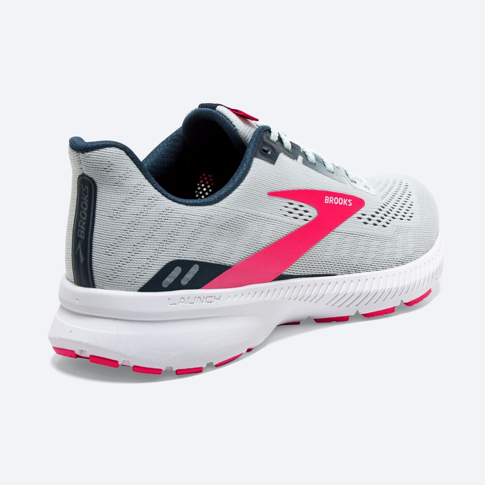 Brooks Launch 8 Kadın Koşu Ayakkabısı Lacivert/Pembe | TR-412609