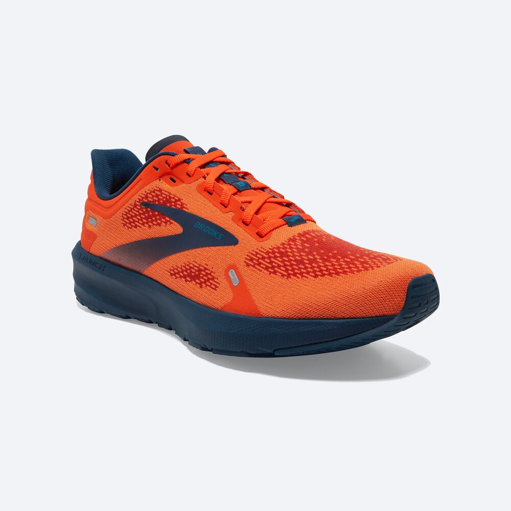 Brooks Launch 9 Erkek Koşu Ayakkabısı Kahverengi/Turkuaz | TR-563891