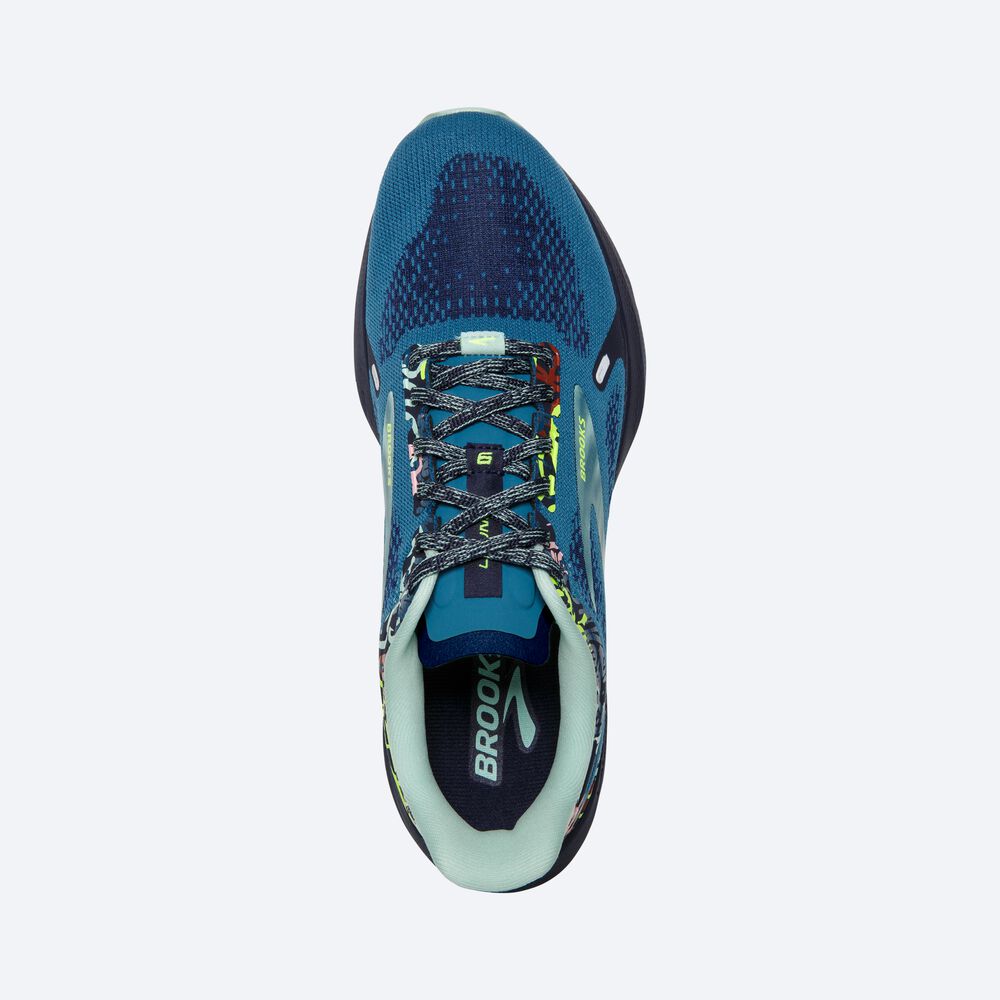 Brooks Launch 9 Kadın Koşu Ayakkabısı Mavi Gri/Lacivert | TR-162534