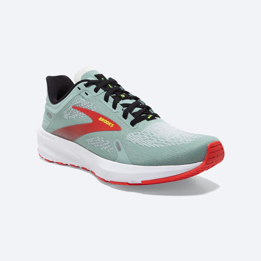 Brooks Launch 9 Kadın Koşu Ayakkabısı Mavi/Siyah/Pembe | TR-647183