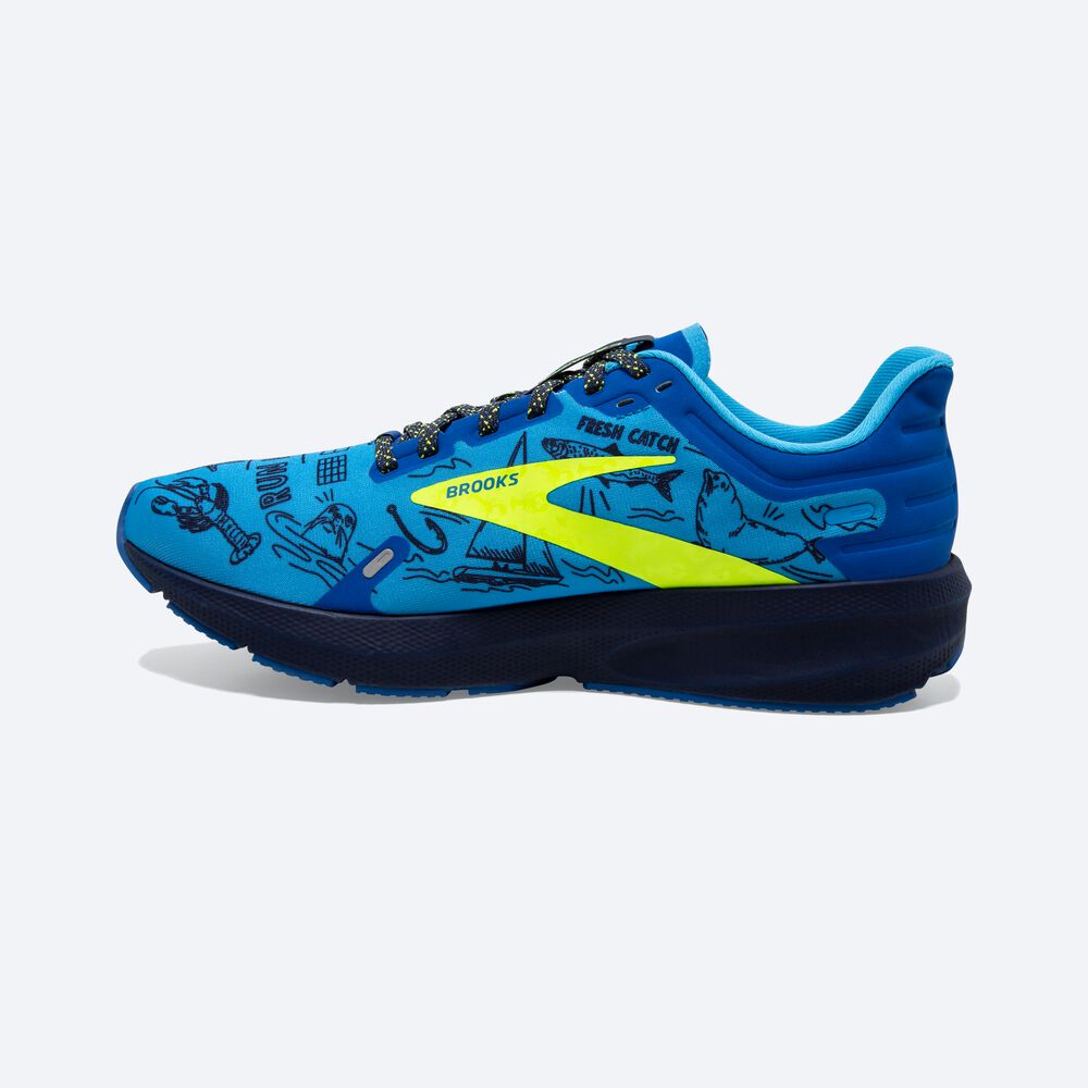 Brooks Launch 9 Kadın Koşu Ayakkabısı Mavi/Lacivert | TR-923805