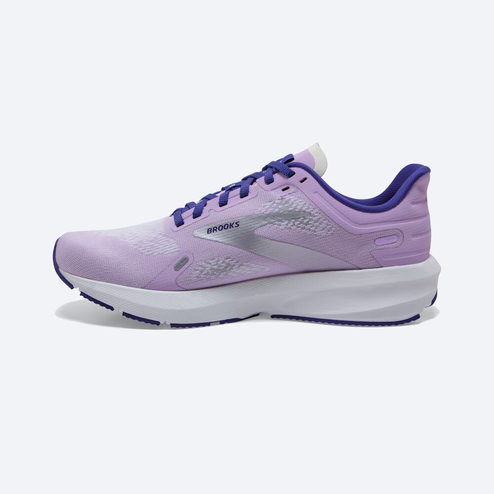 Brooks Launch 9 Kadın Koşu Ayakkabısı Pembe/Lacivert/Gümüş | TR-851039