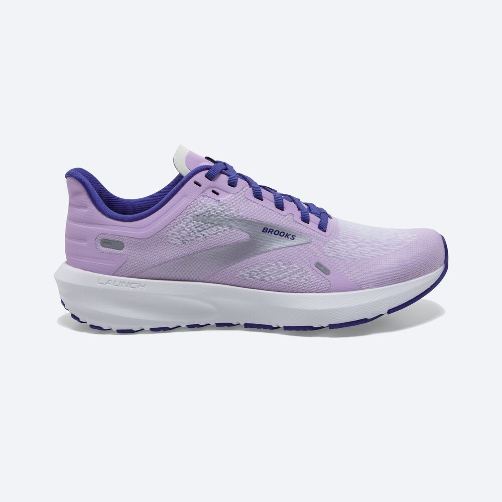 Brooks Launch 9 Kadın Koşu Ayakkabısı Pembe/Lacivert/Gümüş | TR-851039