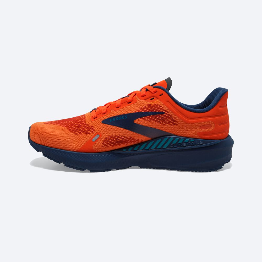 Brooks Launch GTS 9 Erkek Koşu Ayakkabısı Kahverengi/Turkuaz | TR-746392