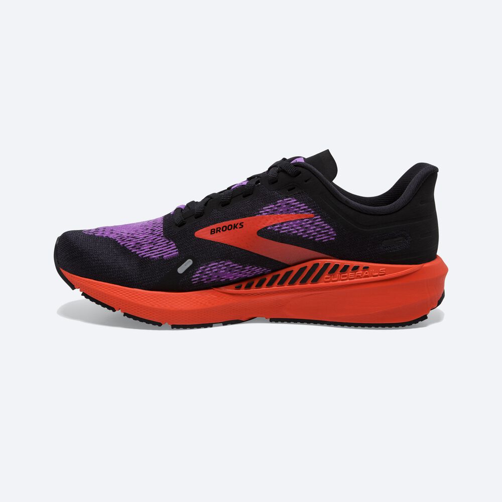 Brooks Launch GTS 9 Kadın Koşu Ayakkabısı Siyah/Çiçekli | TR-569238