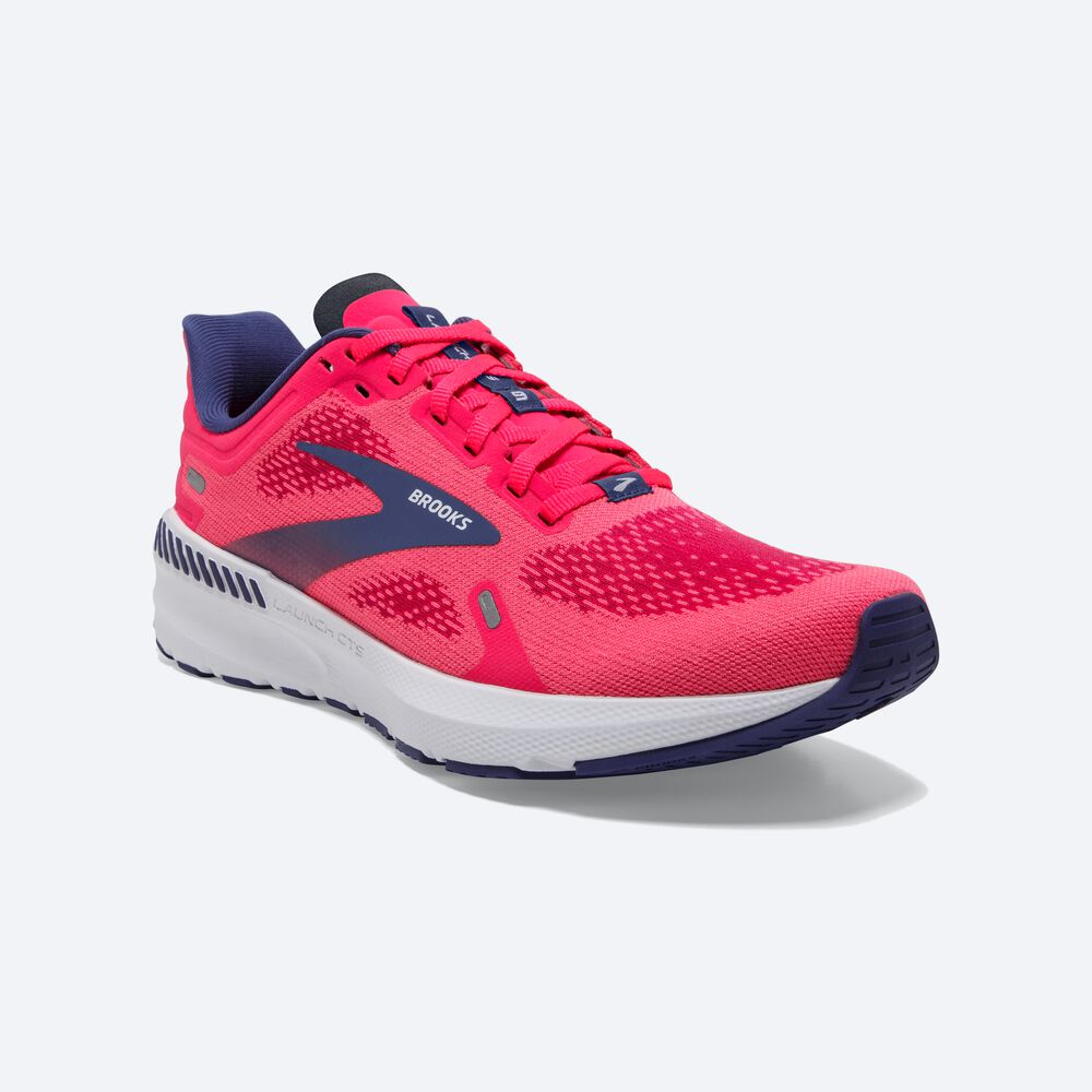 Brooks Launch GTS 9 Kadın Koşu Ayakkabısı Pembe/Küpe Çiçeği | TR-594362