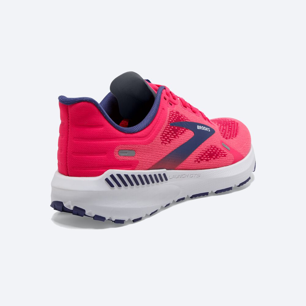 Brooks Launch GTS 9 Kadın Koşu Ayakkabısı Pembe/Küpe Çiçeği | TR-594362