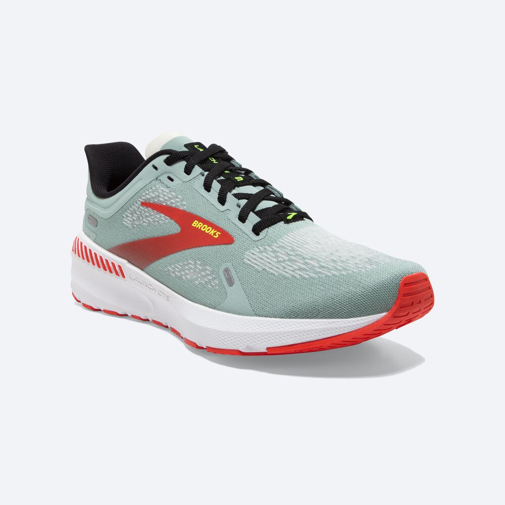 Brooks Launch GTS 9 Kadın Koşu Ayakkabısı Mavi/Siyah/Pembe | TR-987302