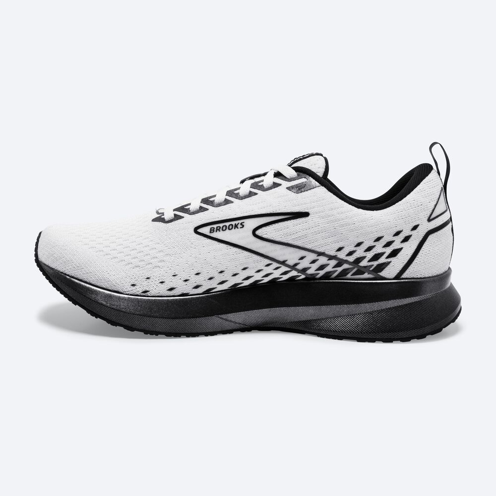 Brooks Levitate 5 Kadın Koşu Ayakkabısı Beyaz/Siyah | TR-057613