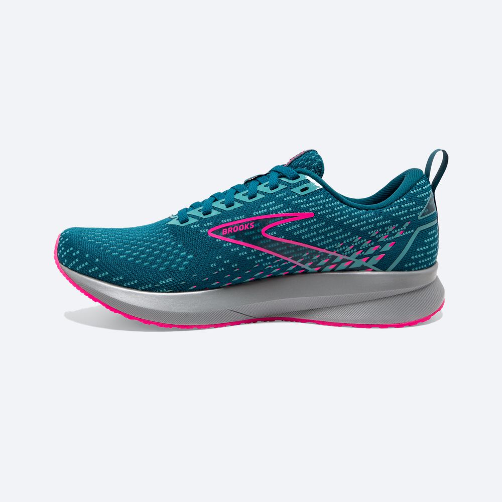 Brooks Levitate 5 Kadın Koşu Ayakkabısı Mavi/Pembe | TR-697258