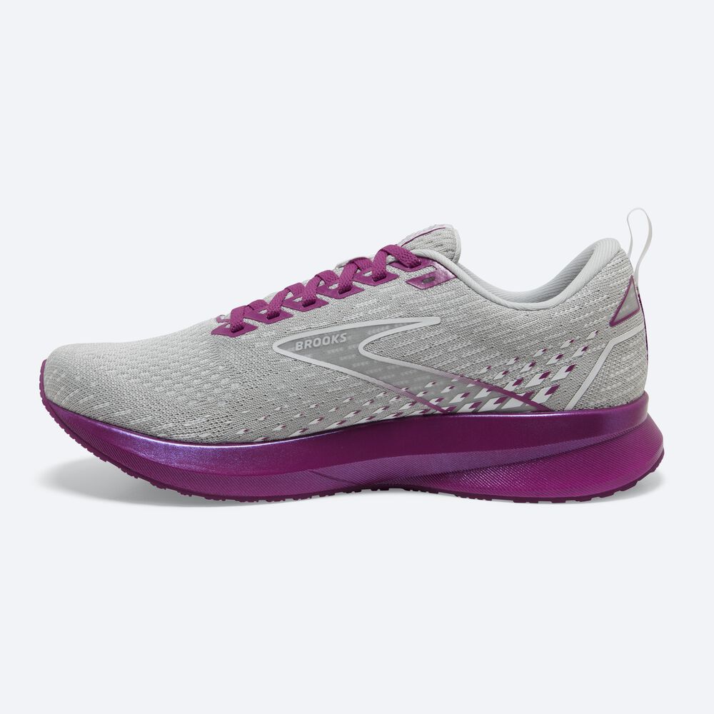 Brooks Levitate 5 Kadın Koşu Ayakkabısı Gri/Lavanta | TR-726183