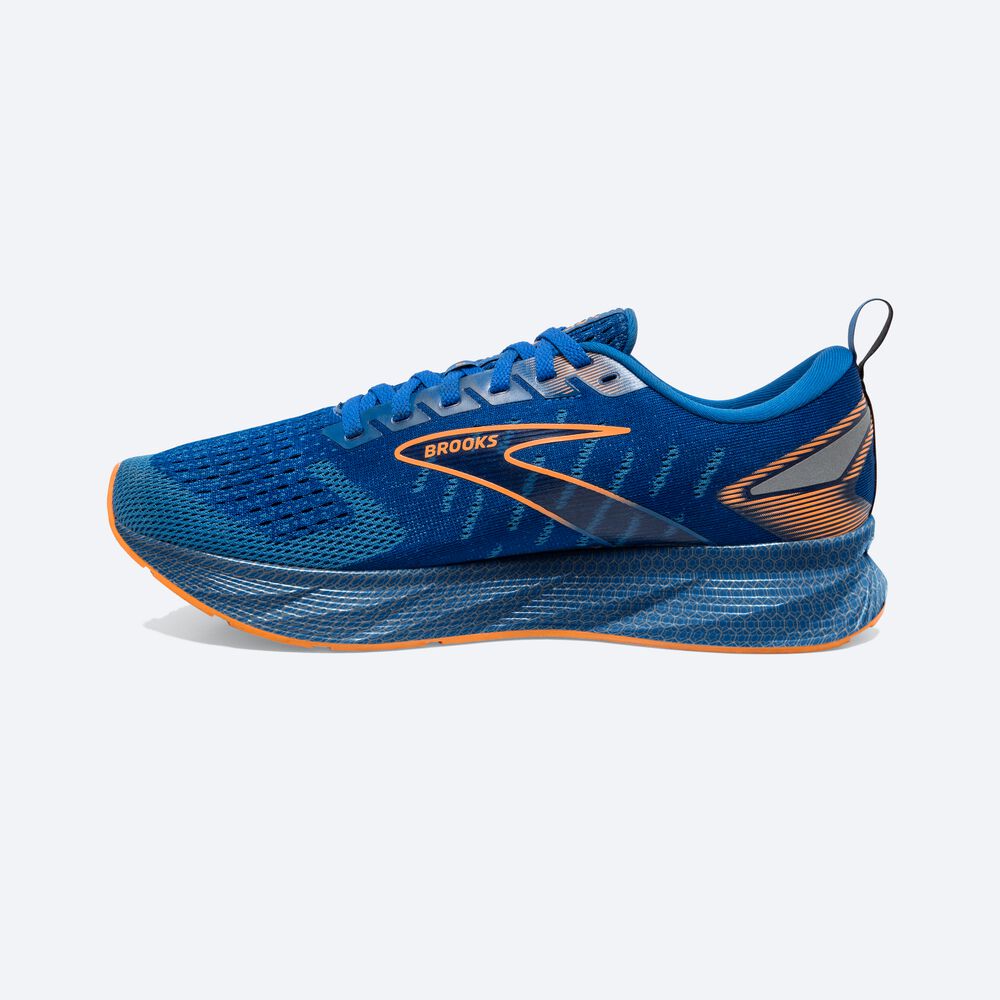 Brooks Levitate 6 Erkek Koşu Ayakkabısı Mavi/Turuncu | TR-482091