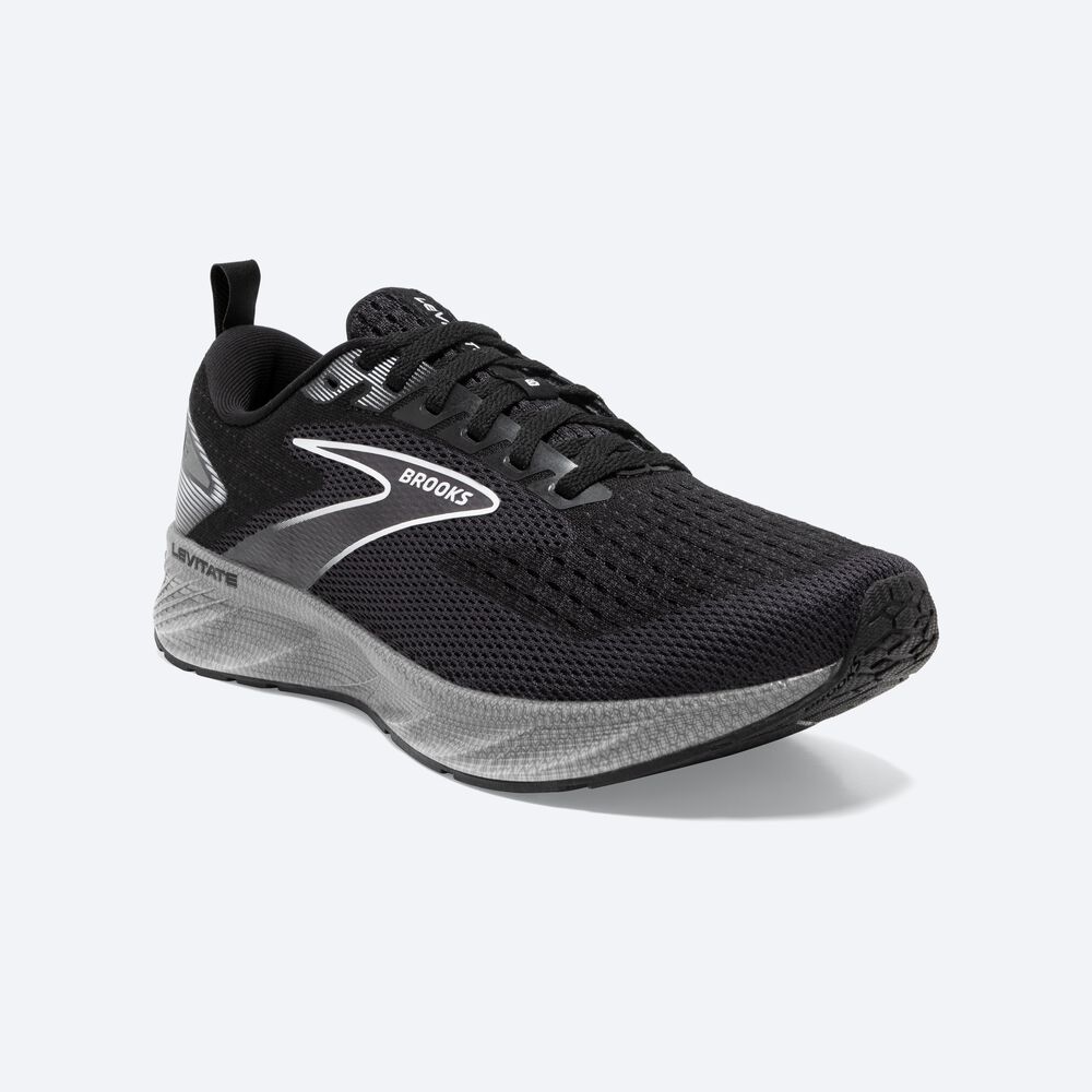 Brooks Levitate 6 Kadın Koşu Ayakkabısı Siyah/Beyaz | TR-596138