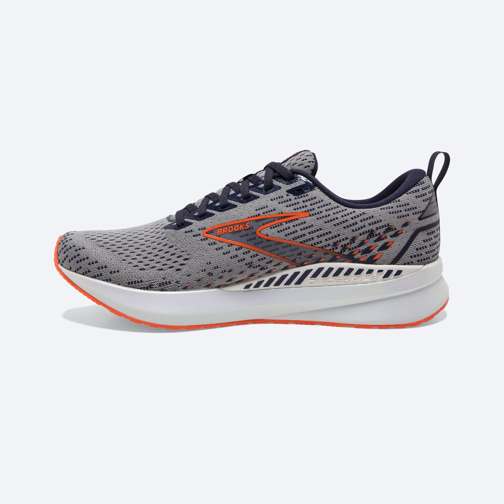 Brooks Levitate GTS 5 Erkek Koşu Ayakkabısı Gri/Lacivert | TR-795132