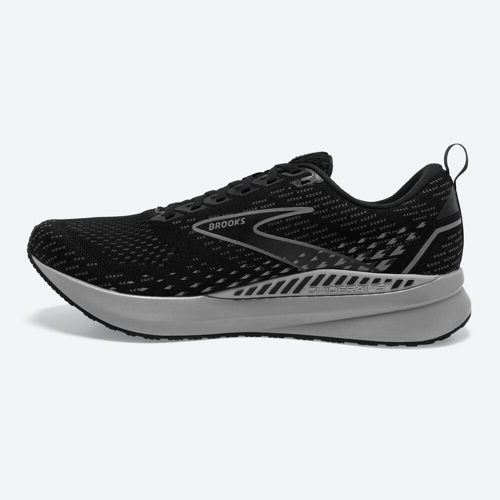 Brooks Levitate GTS 5 Erkek Koşu Ayakkabısı Siyah/Gri | TR-870691