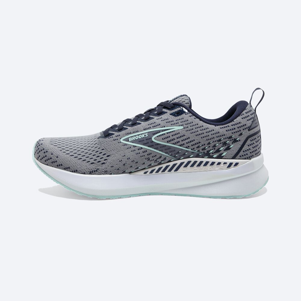 Brooks Levitate GTS 5 Kadın Koşu Ayakkabısı Gri/Lacivert/Mavi | TR-049613