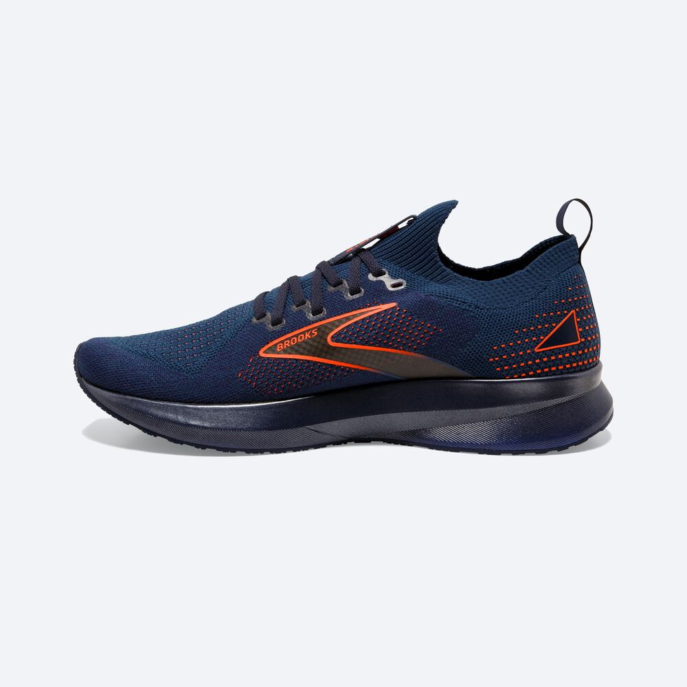 Brooks Levitate StealthFit 5 Erkek Koşu Ayakkabısı Lacivert/Kahverengi | TR-176493